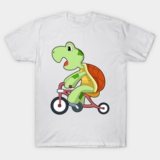 Turtle with Bicycle T-Shirt